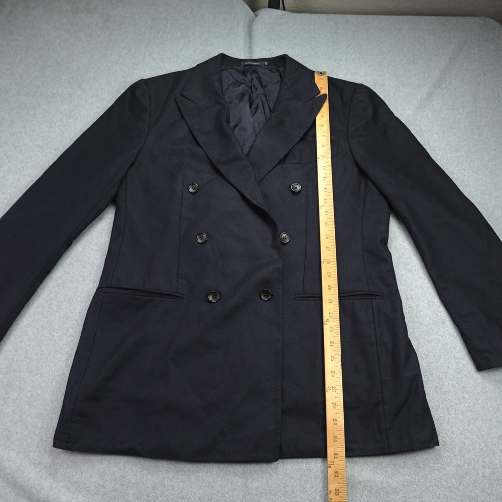 SuitSupply Suit Jacket 46R Pants 38R Navy Havana Double Breasted HL Braddon Wool - Picture 9 of 16